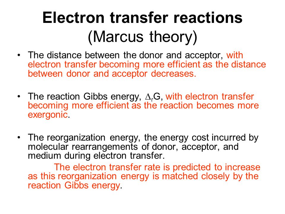 Marcus theory